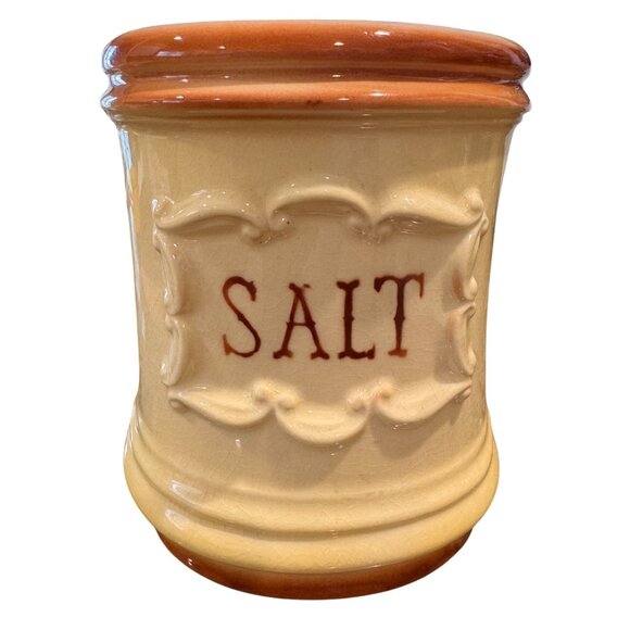 Royal Copley Wall Pocket Salt Box Farm House Decor Salt Server Vintage Farmhouse - Picture 10 of 10